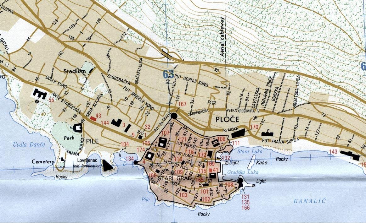 kort af rijeka króatíu