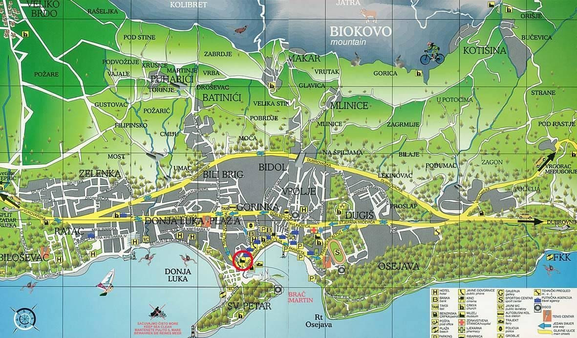 kort af rijeka króatíu