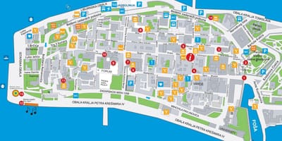 Kort af rijeka króatíu
