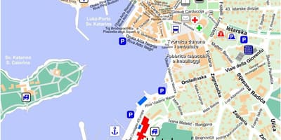 Kort af rijeka króatíu