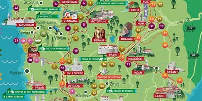 Kort af trieste flugvöllur króatíu