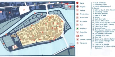Króatíu trogir kort