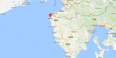 Kort af umag króatíu